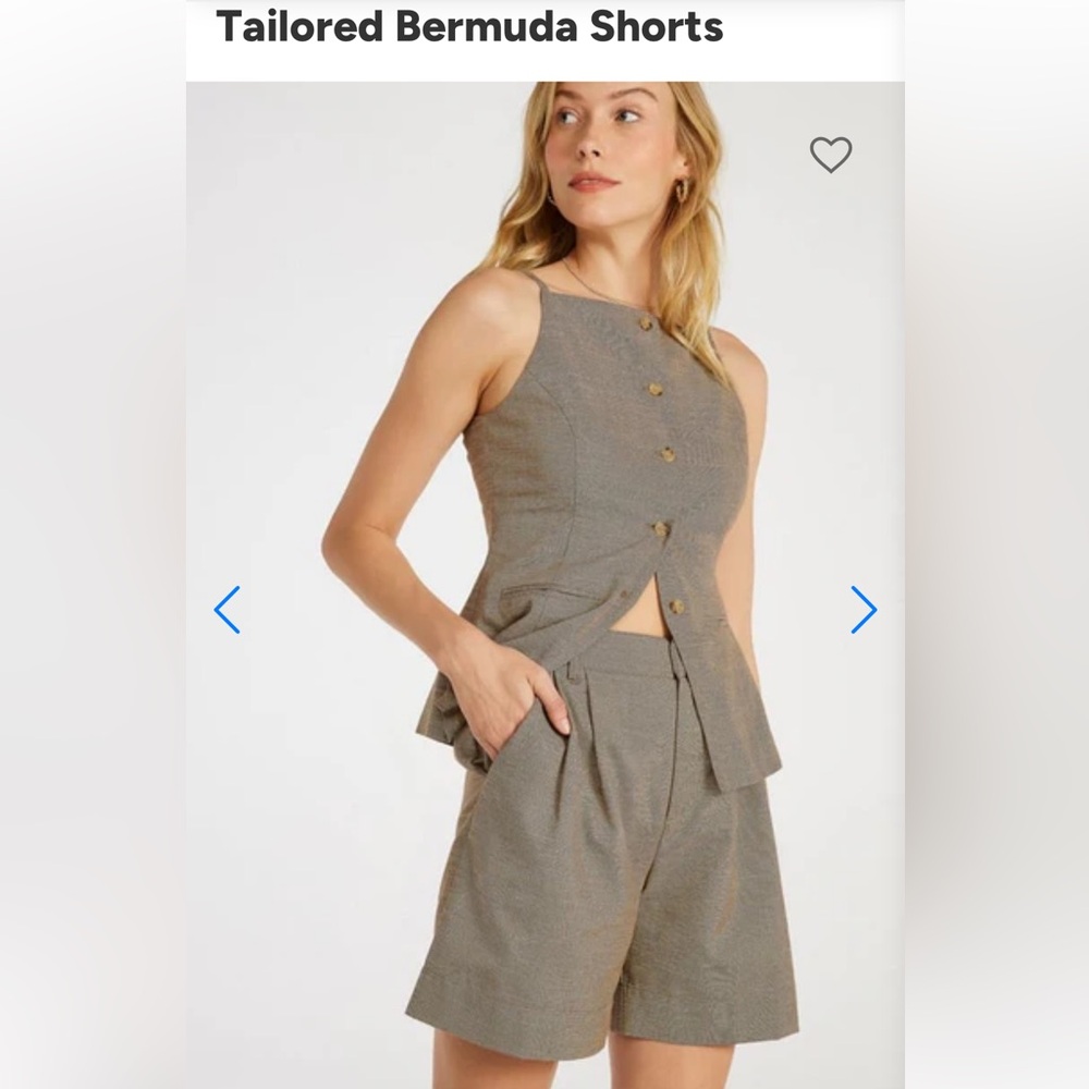 Chic Tailored Bermuda Shorts
